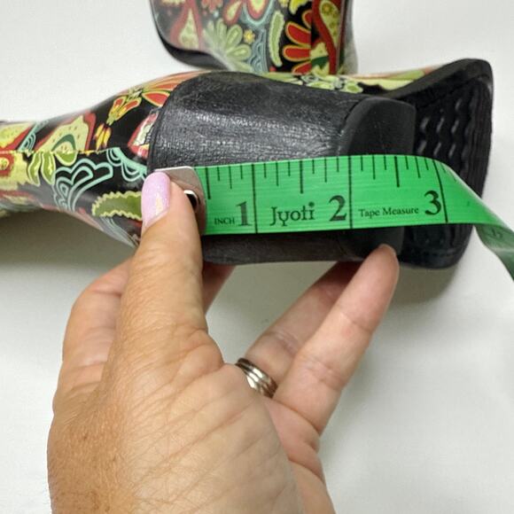 Nomad Women's Yippy Western Rain Boot Size 7 Waterproof Floral Paisley Pull‎ On - Picture 10 of 10